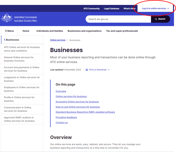 ATO 'Online Services for Business' replaces the ATO Business Portal ATO 'Online Services for Business' replaces the ATO Business Portal